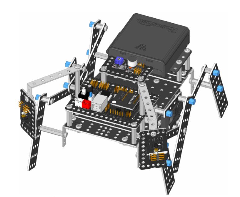 Ресурсный набор Robo Kit 3-4 для изучения шагающих роботов и STEM технологий к набору Robo kit 1