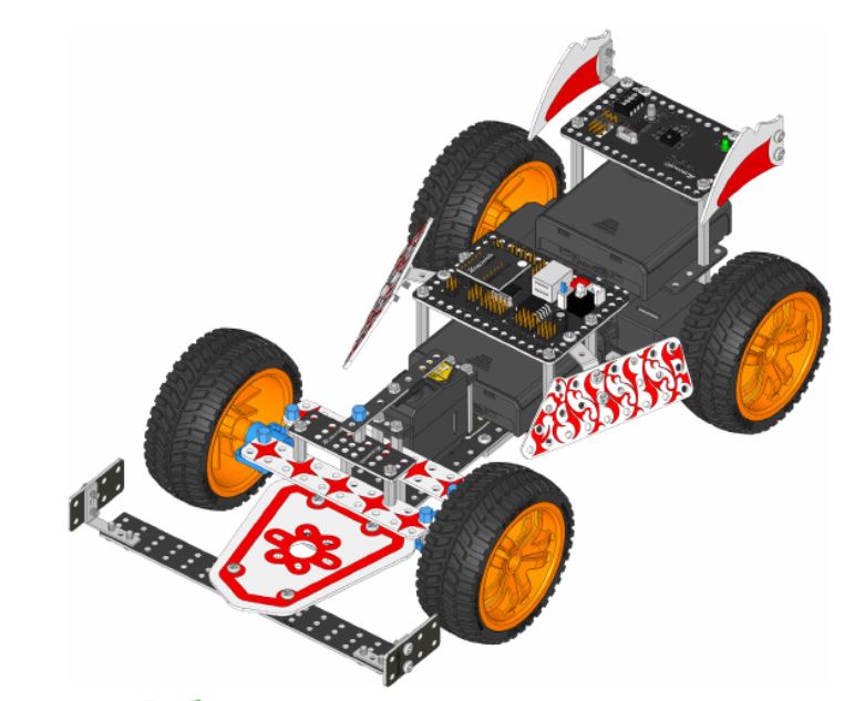 Ресурсный набор Robo Kit 3-4 для изучения шагающих роботов и STEM технологий к набору Robo kit 1