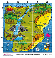 Логобот "Пчелка"/ Коврик "Остров/ На берегу моря/ Остров сокровищ"